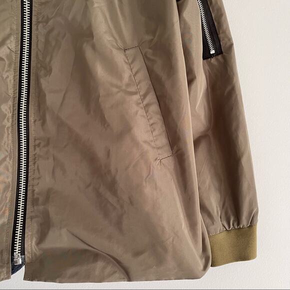 Hayden Los Angeles army green bomber jacket size Small - Picture 5 of 10